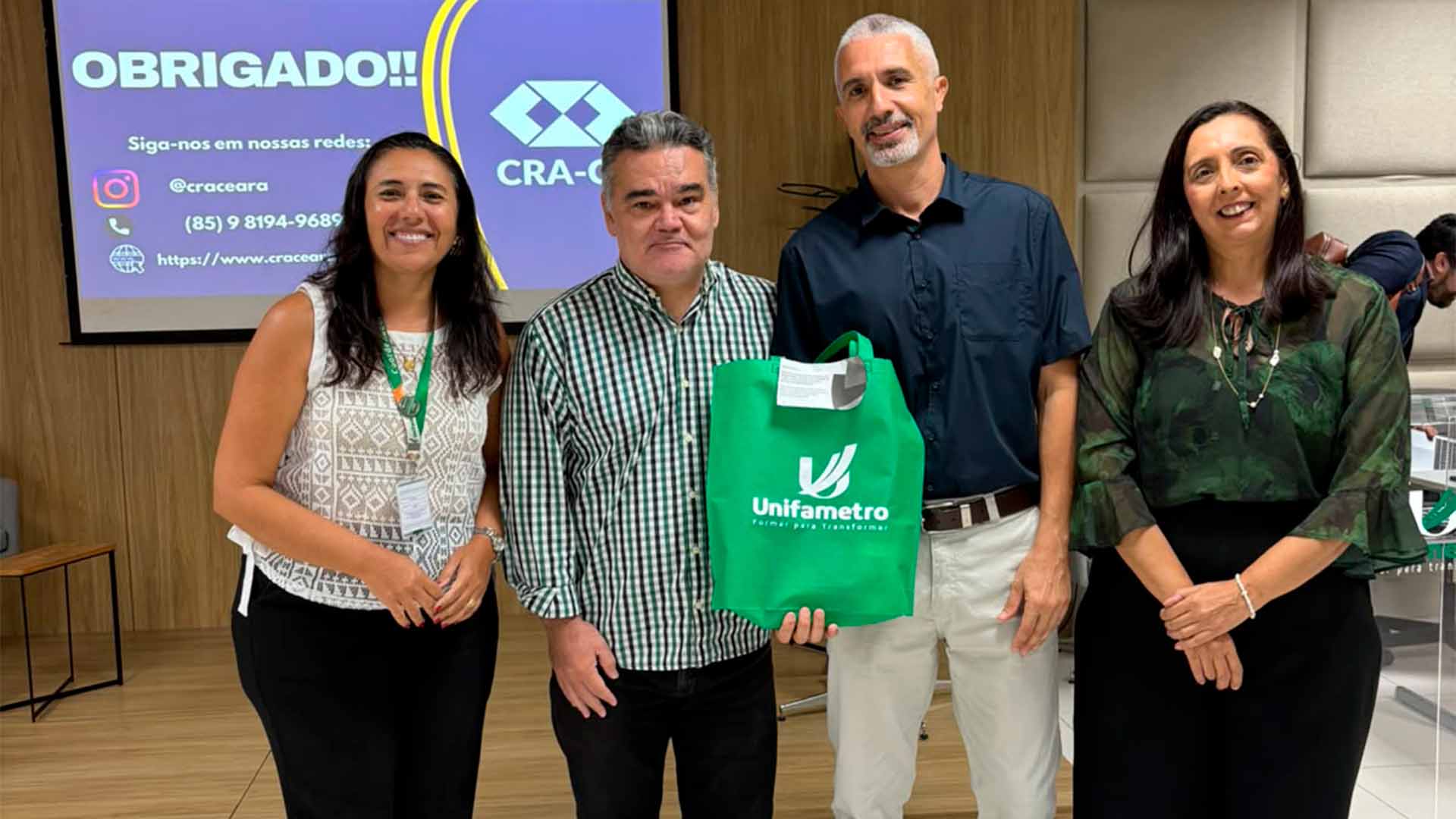 CRA-CE participa de evento em alusão ao Dia do Administrador na UNIFAMETRO